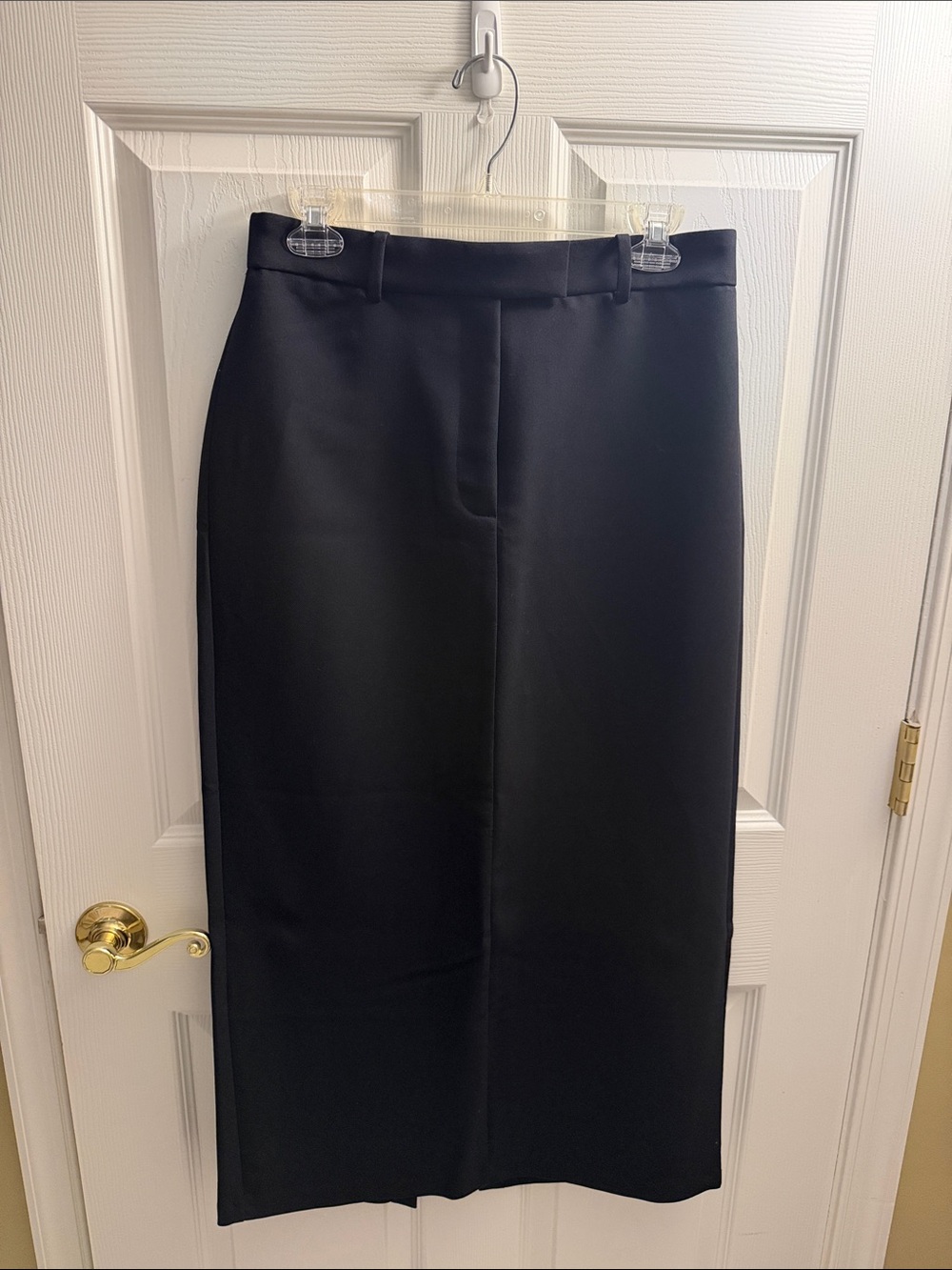Abercrombie & Fitch Black Midi Pencil Skirt
